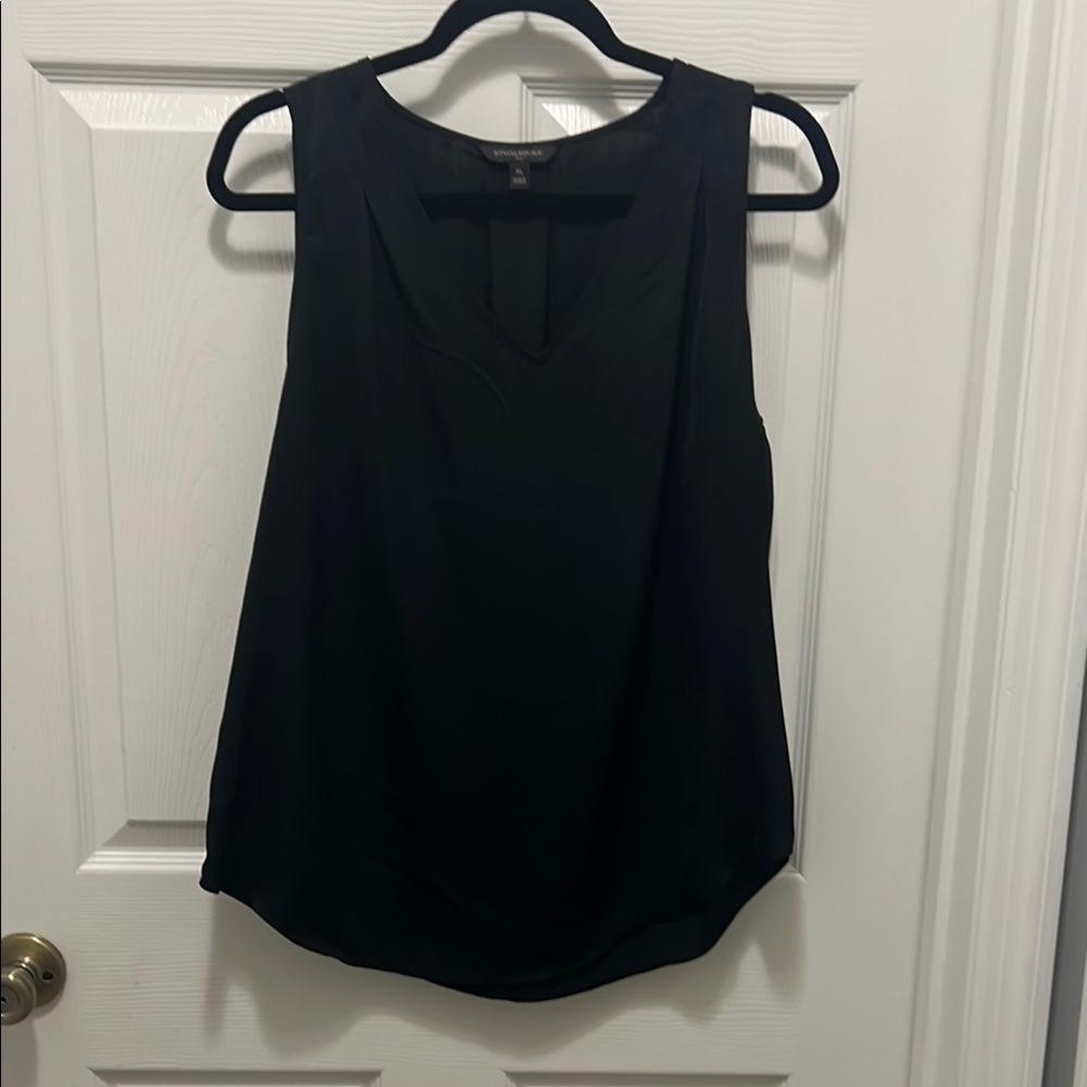 Banana Republic Black V-Neck Tank Top